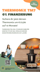 0% Finanzierung TM7 + Gemüse Styler & Garantie Aktion